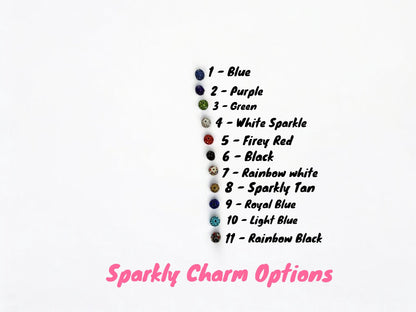 Be Kind Pendants with Sparkly Charms - Assorted Drink Bottle / Cup Charms (Silver Chain)